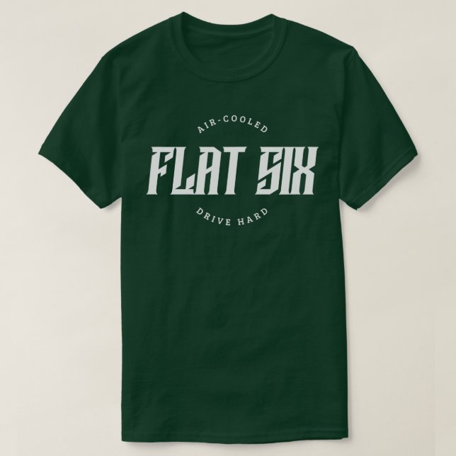 Flat Six AirCooled Sports Car B T-Shirt (Design vorne)