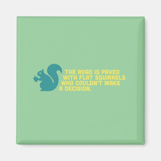 Flat Squirrels Magnet (Vorne)