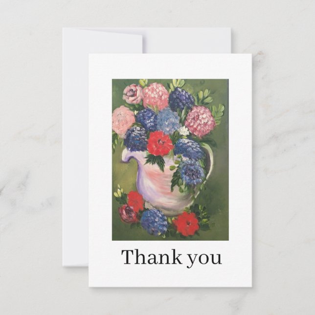 Flat Thank You Card Dankeskarte (Vorderseite)