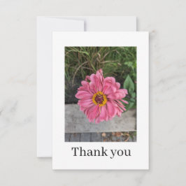 Flat Thank You Card Dankeskarte