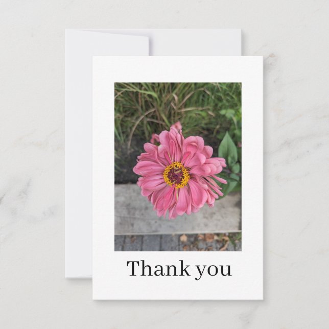 Flat Thank You Card Dankeskarte (Vorderseite)