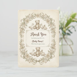 Flat Thank You Card Dankeskarte