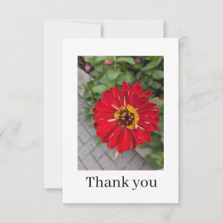 Flat Thank You Card Dankeskarte