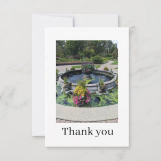 Flat Thank You Card Dankeskarte