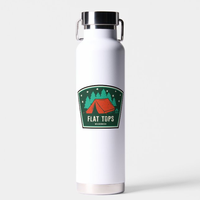 Flat Tops Wilderness Colorado Camping Trinkflasche (Vorne)