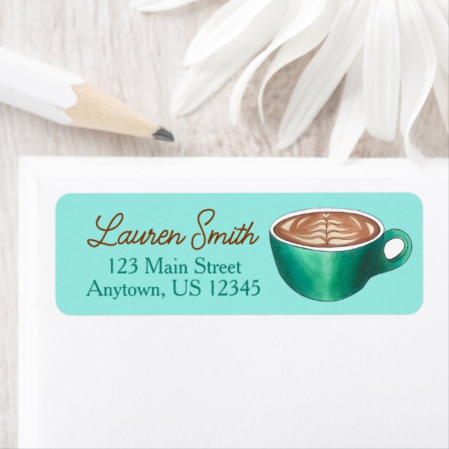 Flat White Latte Cappuccino Coffee Shop Café (Insitu)