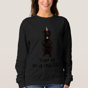 Flatbeschichteter Retriever Vertraue mir, ich bin Sweatshirt