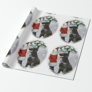 Flatbeschichtetes Retriever Geschenkpapier