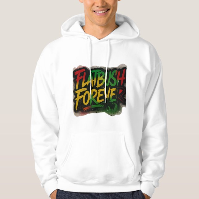 Flatbush Forever ™ Reggae Hoodie  (Vorderseite)