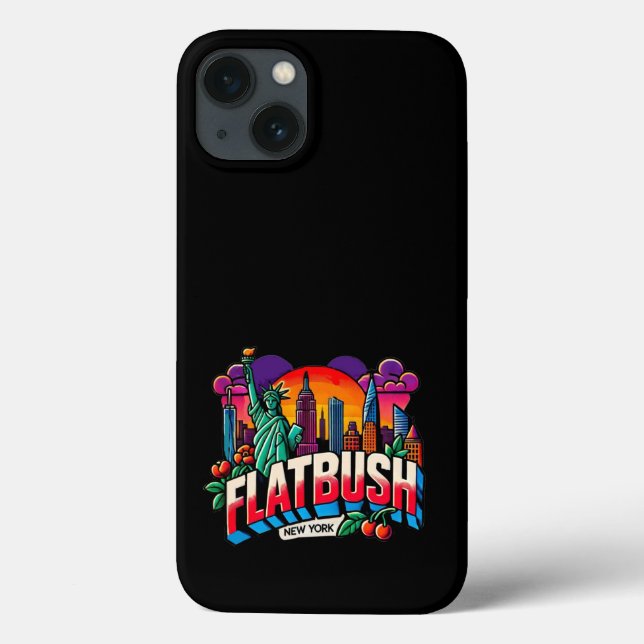 Flatbush, New York City Case-Mate iPhone Hülle (Rückseite)