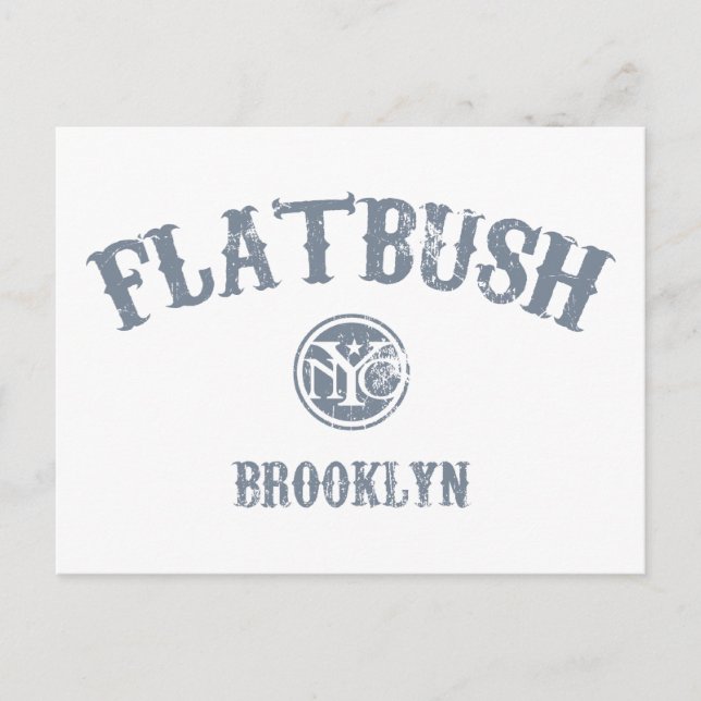 Flatbush Postkarte (Vorderseite)