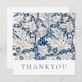 FLATCARD: DANKIE: WILLIAM MORRIS : WATERCOLOR DANKESKARTE