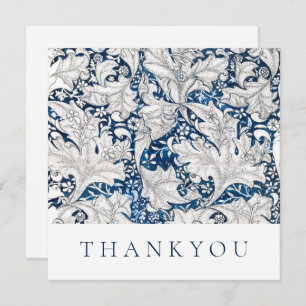 FLATCARD: DANKIE: WILLIAM MORRIS : WATERCOLOR DANKESKARTE