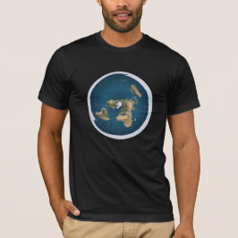 #FlatEarth - grafische flache Erde T-Shirt