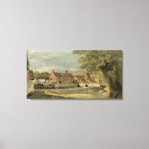 Flatford Mill (Öl auf Tafel) Leinwanddruck