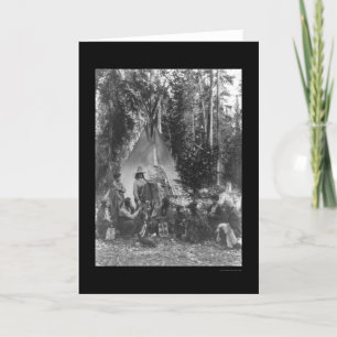 Flathead Indian Pre-Christmas Ansammlung 1916 Feiertagskarte