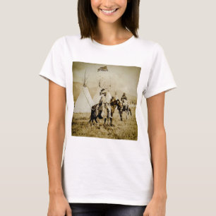 Flathead-Indianer Vintage Native American Warriors T-Shirt