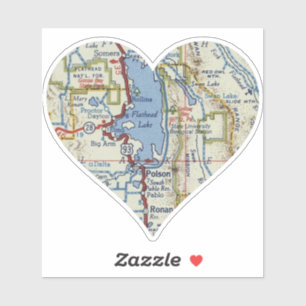 Flathead Lake Montana Aufkleber