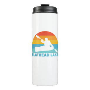 Flathead Lake Montana Kayak Thermosbecher