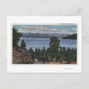 Flathead Lake, Montana Postkarte