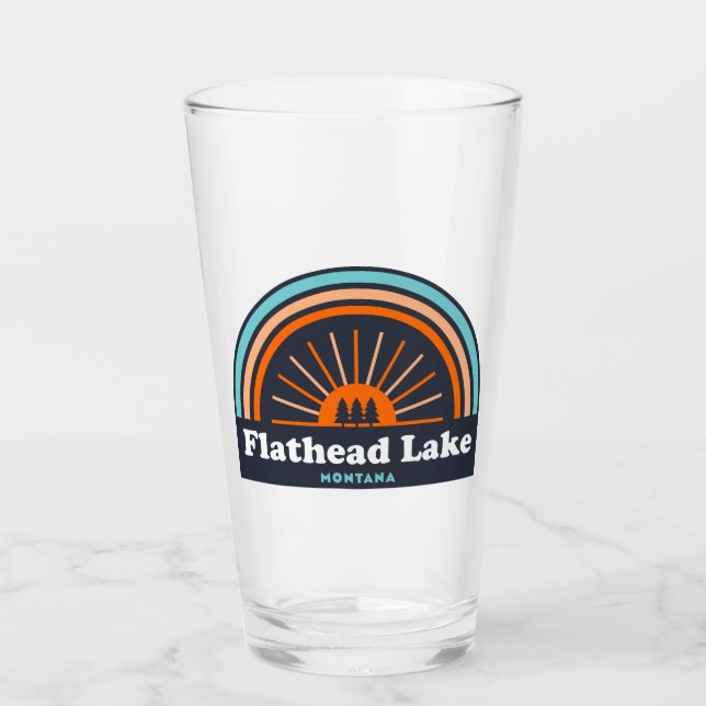 Flathead Lake Montanbow Glas (Vorderseite)