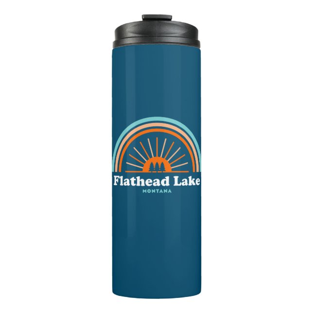 Flathead Lake Montanbow Thermosbecher (Vorderseite)