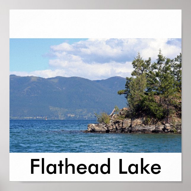 Flathead Lake Poster (Vorne)