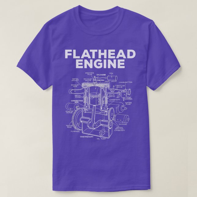 Flathead-Motor T-Shirt (Design vorne)