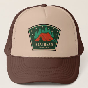 Flathead National Forest Camping Truckerkappe