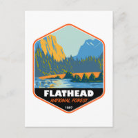 Flathead National Forest Montana Vintages Emblem