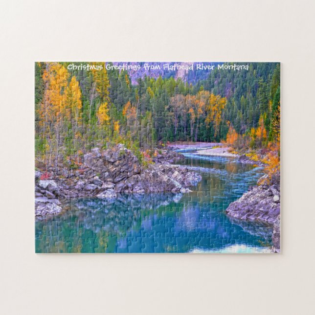 Flathead River Montana. Puzzle (Horizontal)