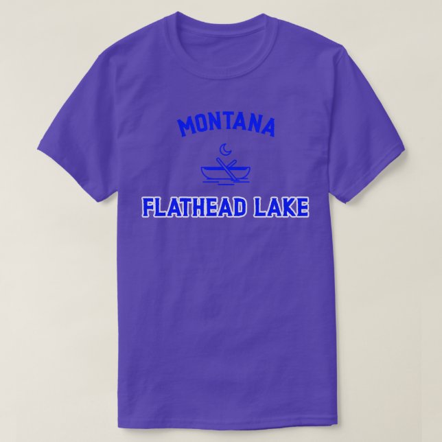 FLATHEAD SEE MONTANA 2 T-Shirt (Design vorne)