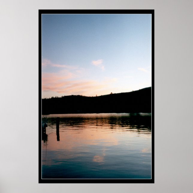 Flatheasee bei Sunset Poster (Vorne)