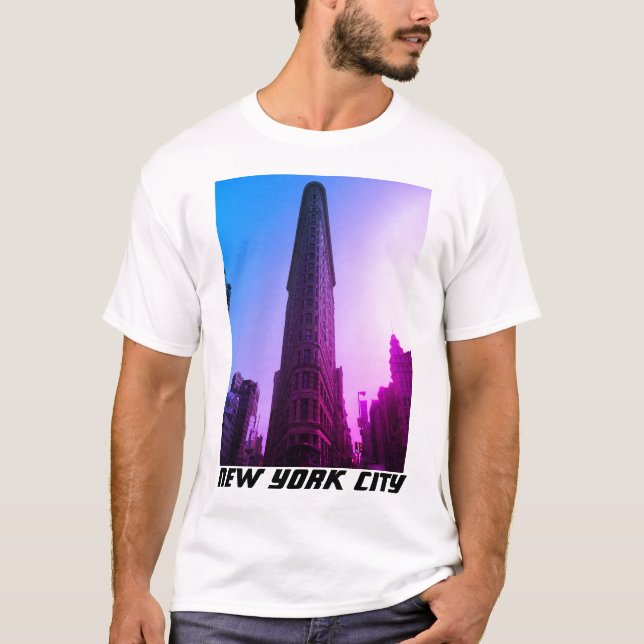 Flatiron Bezirk - New York, NY T-Shirt (Vorderseite)