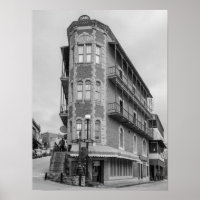 Flatiron Flats Eureka Grayscale Poster