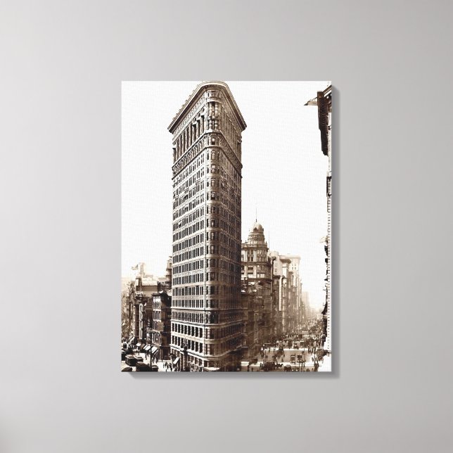 Flatiron Gebäude 1910 Leinwanddruck (Vorderseite)