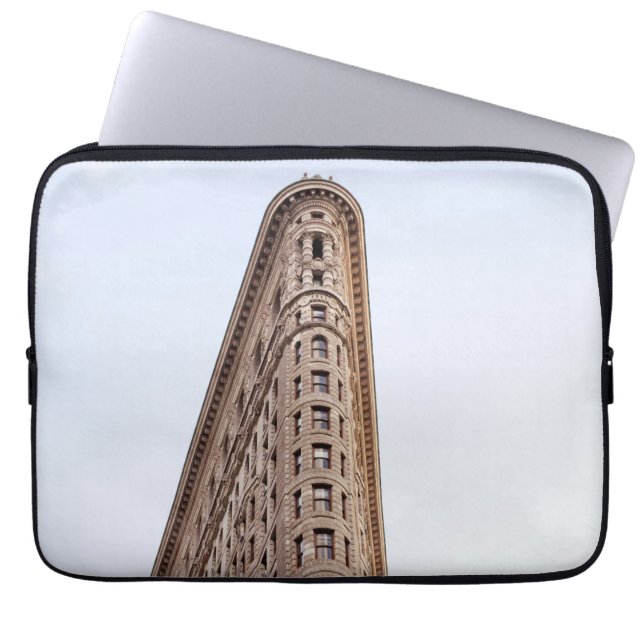 Flatiron-Gebäude Laptopschutzhülle (Vorderseite)