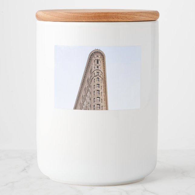Flatiron-Gebäude Lebensmitteletikett (Vorderseite)