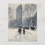 FLATIRON GEBÄUDE NEW YORK CITY POSTKARTE<br><div class="desc">NEW YORK: FLATIRON,  1919. 'Madison Square (Flatiron Gebäude)' Ölmalerei von Typ Wiggins,  1919.</div>
