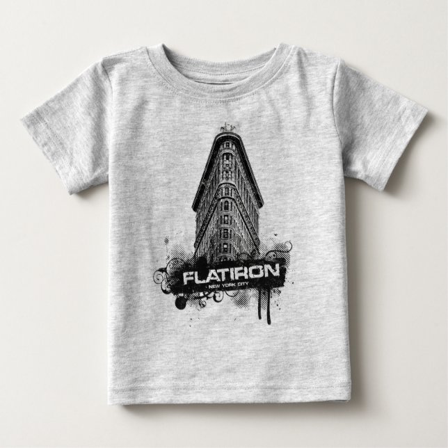 Flatiron Gebäude New York City T-Shirt (Vorderseite)