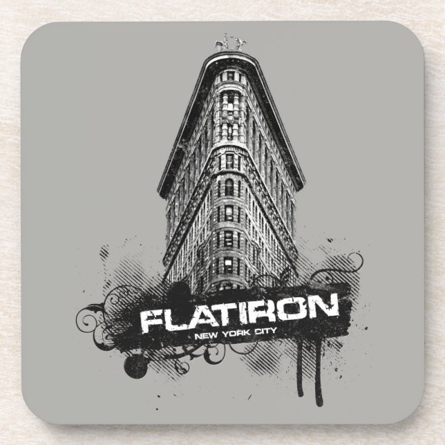 Flatiron Gebäude New York City Untersetzer Set (Vorderseite)