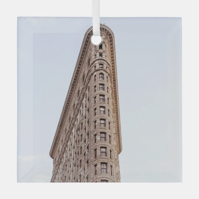 Flatiron-Gebäude Ornament Aus Glas (Vorderseite)