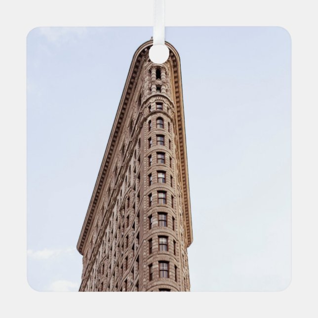 Flatiron-Gebäude Ornament Aus Metall (Vorderseite)