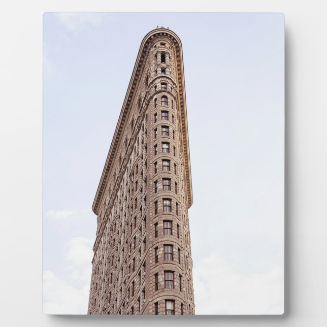 Flatiron-Gebäude-Postkarte Fotoplatte (Vorderseite)