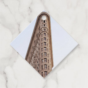 Flatiron-Gebäude-Postkarte Geschenkanhänger