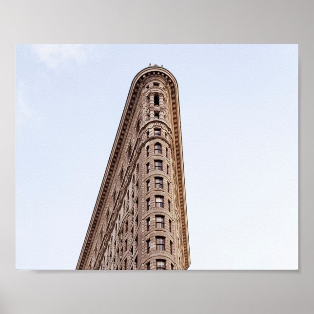 Flatiron-Gebäude-Postkarte Poster (Vorne)