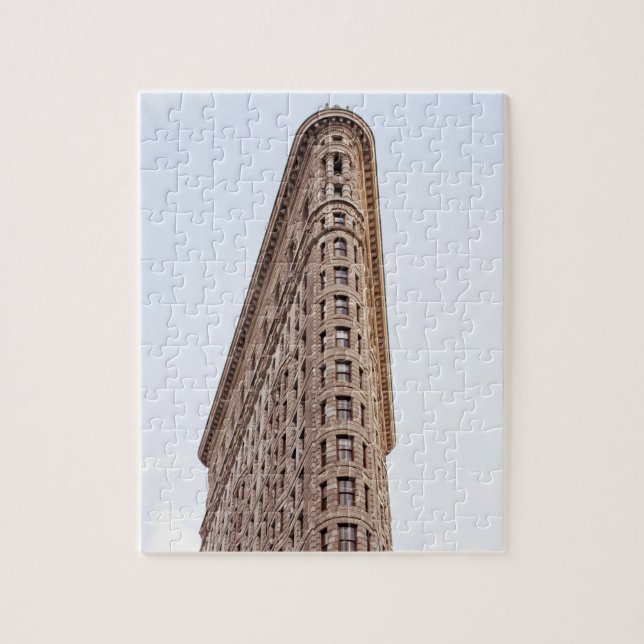 Flatiron-Gebäude-Postkarte Puzzle (Vertikal)