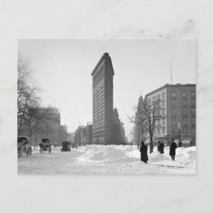 Flatiron Gebäude Winter Scene, 1905 Postkarte