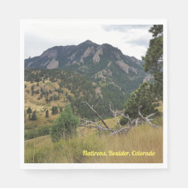 Flatironen, Boulder, Colorado - Serviette