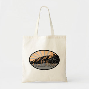 Flatirons, Chautauqua Park, Boulder Tote Tag Tragetasche
